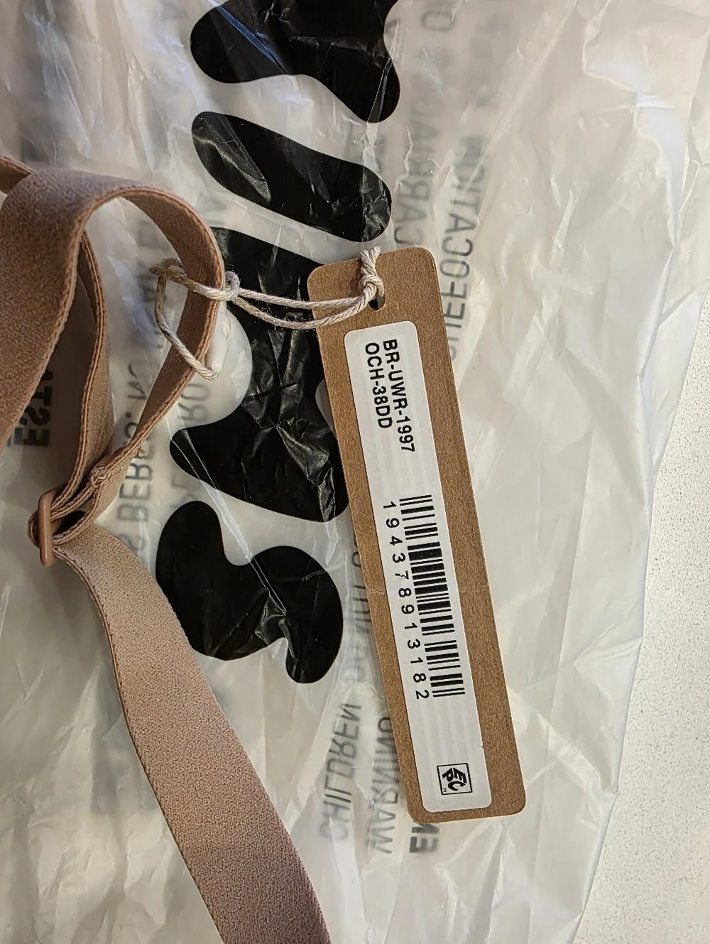 SKIMS 38 DD Fits Everbody Plunge Bra OCHRE color - Picture 3 of 7
